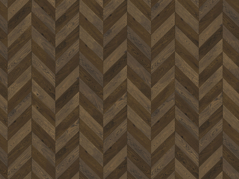 Seamless Herringbone Textured Parquet Wood Floor