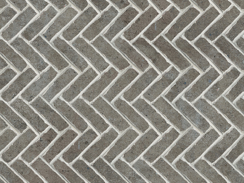 Seamless Herringbone Pattern Spliced Cement Floor Tile Sidewalk Road Ground Square Paving