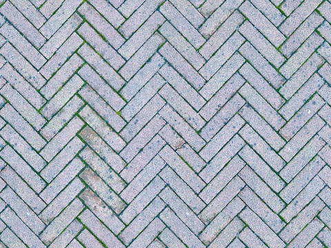 Seamless Herringbone Pattern Spliced Cement Floor Tile Sidewalk Road Ground Square Paving