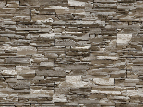 Seamless outdoor architectural culture stone rock stone mosaic wall brick wall ground