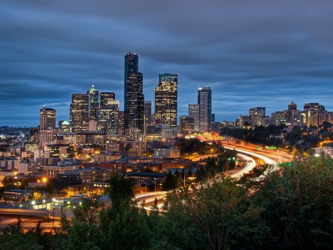 urban night view