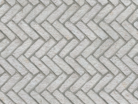 Seamless Herringbone Patchwork Floor Tile Sidewalk Road Ground Square Paving