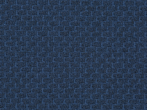 Seamless dark blue bricklaying texture knitted fabric