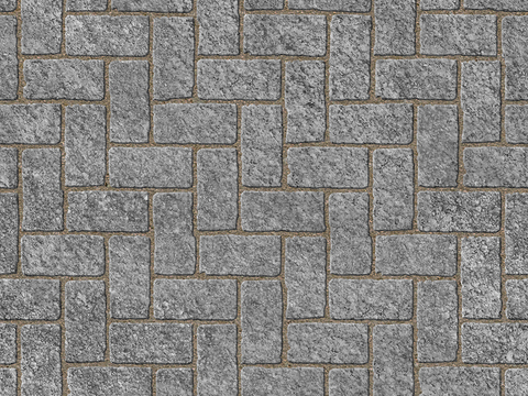 Seamless Herringbone Patchwork Floor Tile Sidewalk Road Ground Square Paving