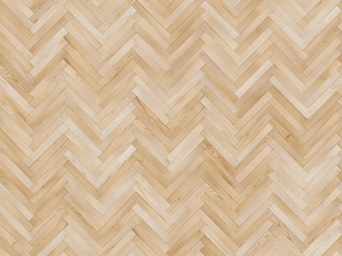 Seamless Herringbone Textured Parquet Wood Floor