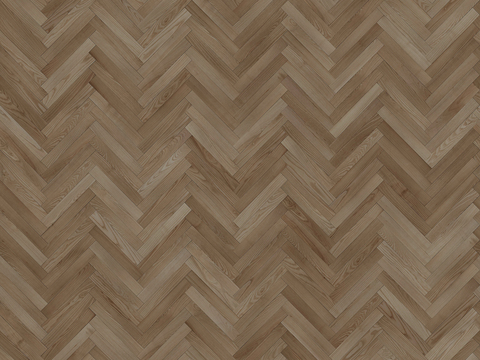 Seamless Herringbone Textured Parquet Wood Floor