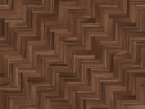 Seamless Herringbone Textured Parquet Wood Floor