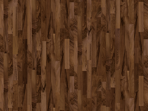 Seamless dark parquet wood composite floor