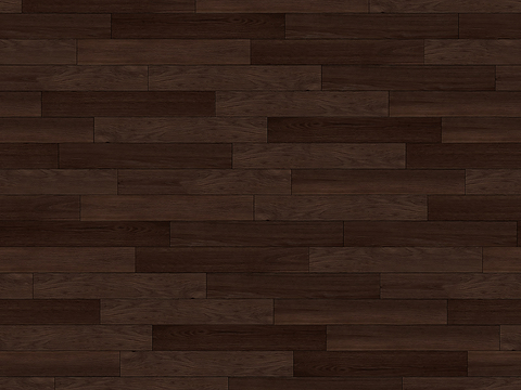 Seamless dark parquet wood composite floor