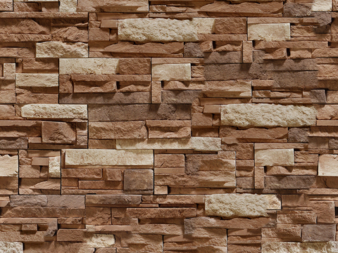 Seamless outdoor architectural culture stone rock stone mosaic wall brick wall ground