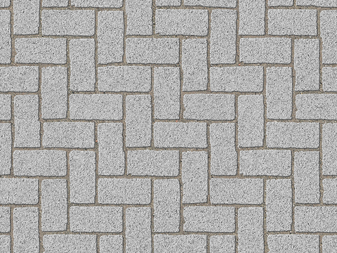 Seamless Herringbone Patchwork Floor Tile Sidewalk Road Ground Square Paving