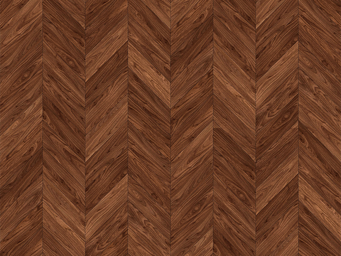 Seamless Herringbone Textured Parquet Wood Floor