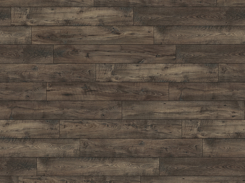 Seamless dark parquet wood composite floor