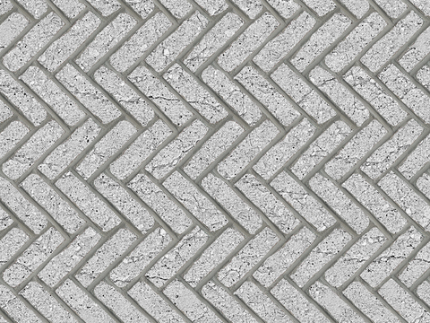 Seamless Herringbone Pattern Spliced Cement Floor Tile Sidewalk Road Ground Square Paving