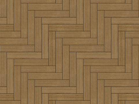 Seamless Herringbone Textured Parquet Wood Floor