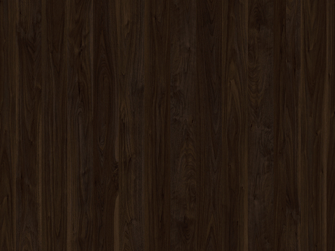 Seamless dark walnut wood grain wood veneer panel