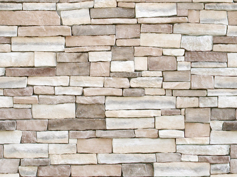 Seamless outdoor architectural culture stone rock stone mosaic wall brick wall ground