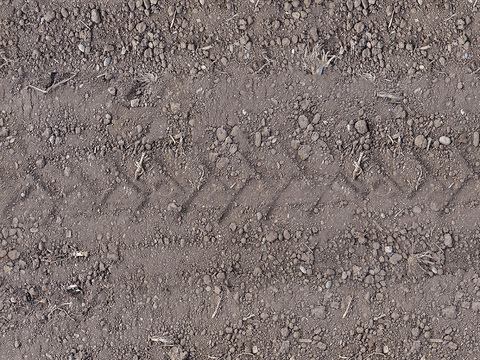 Seamless sandy soil road ground