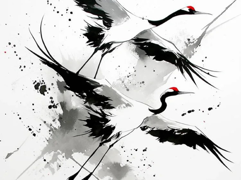 ink decorative painting