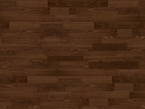 Seamless dark parquet wood composite floor