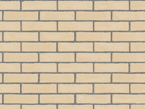 Seamless yellow brick wall outdoor wall ground