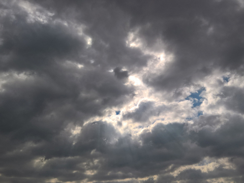 Cloudy blue sky landscape landscape