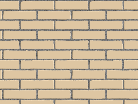 Seamless yellow brick wall outdoor wall ground