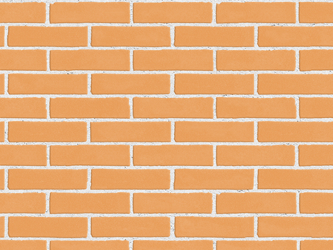 Seamless yellow brick wall outdoor wall ground