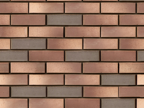 Seamless light red brick wall outdoor wall ground