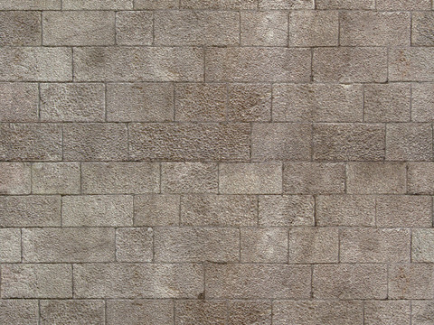 Seamless gray masonry wall exterior wall ground