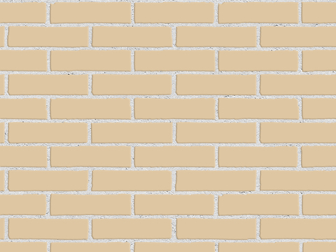 Seamless yellow brick wall outdoor wall ground