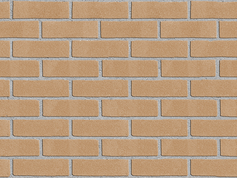 Seamless yellow brick wall outdoor wall ground