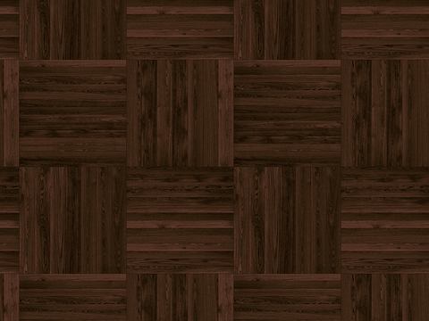 Seamless Geometric Parquet Textured Wood Floor