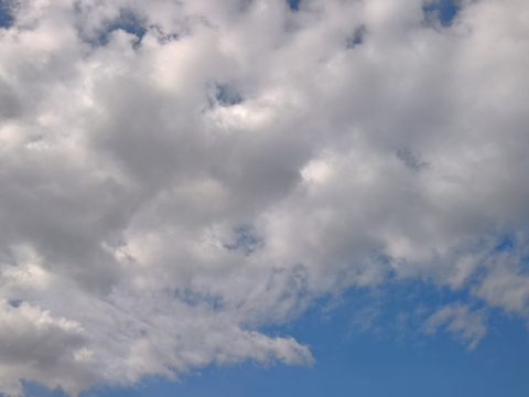 Cloudy blue sky landscape landscape