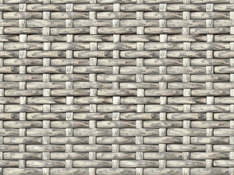 Seamless gray white rattan rattan bamboo weave