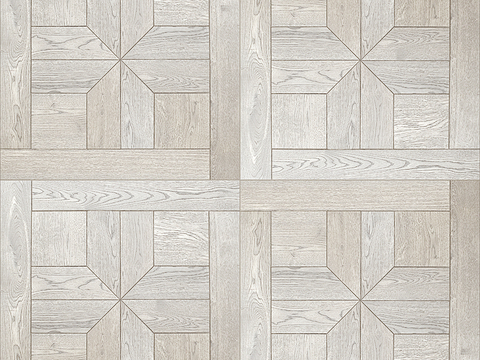 Seamless gray parquet wood composite floor