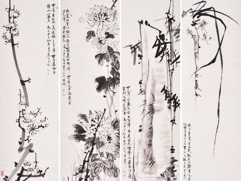 new chinese calligraphy and painting