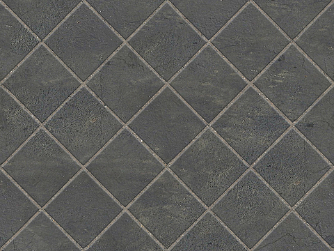 Seamless parquet cement floor tile pavement road ground square paving