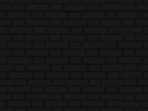 Seamless black old brick wall wall ground