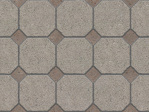 Seamless parquet cement floor tile pavement road ground square paving