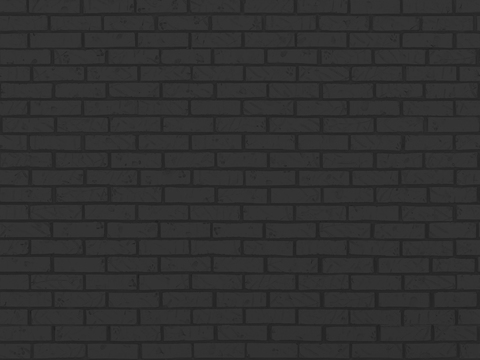 Seamless black old brick wall wall ground