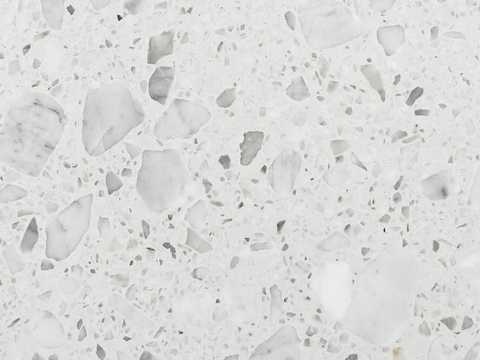 HD gray chunk terrazzo