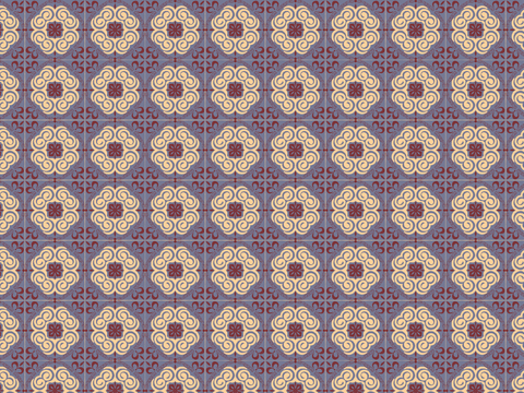 Tile Chinese pattern wallpaper