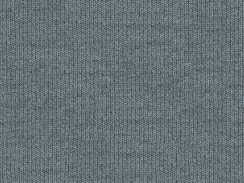 Seamless blue gray wool sweater jacquard knitted fabric fabric