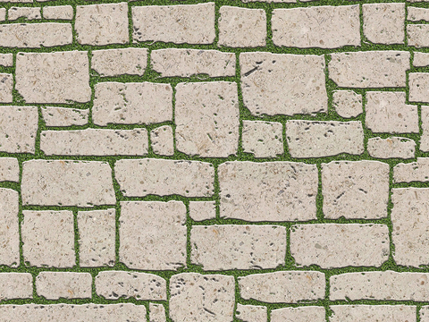 Seamless Park Permeable Brick Lawn Brick Grass Brick Parking Space Paving Paving