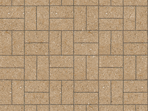 Seamless parquet cement floor tile pavement road ground square paving