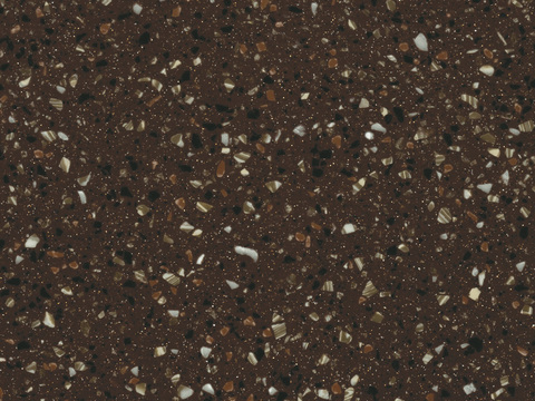 Seamless red quinoa terrazzo