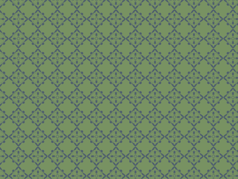 Green tile Chinese pattern wallpaper