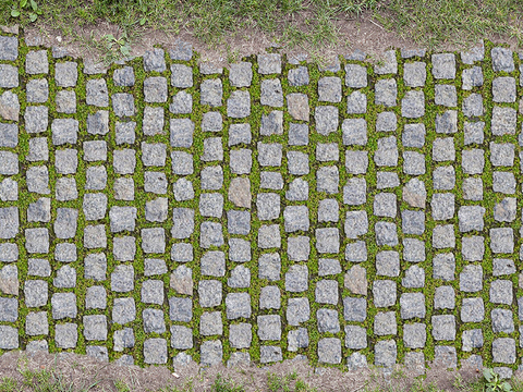 Seamless Park Permeable Brick Lawn Brick Grass Brick Parking Space Paving Paving