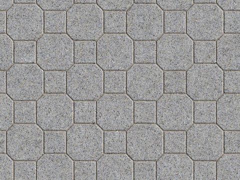 Seamless granite stone geometric parquet floor tile sidewalk road ground square paving